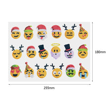 Load image into Gallery viewer, 8pcs-Emoticons-Diamond Painting Free Stickers