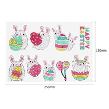 Load image into Gallery viewer, 8pcs-Rabbit-Diamond Painting Free Stickers