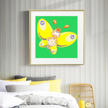 Load image into Gallery viewer, Cartoon Butterfly - Full Drill Round Drill - 30x30cm