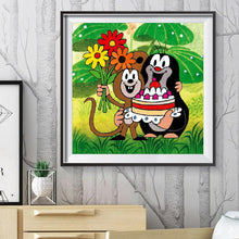 Load image into Gallery viewer, Animal Birthday - Full Drill Round Drill - 30x30cm