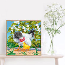 Load image into Gallery viewer, Chicken - Full Drill Round Drill - 30x30cm