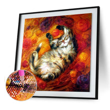 Load image into Gallery viewer, Cat Animal - Full Drill Round Drill - 30x30cm
