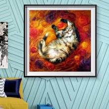 Load image into Gallery viewer, Cat Animal - Full Drill Round Drill - 30x30cm