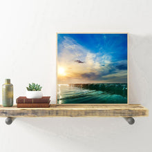 Load image into Gallery viewer, Sunset by the Sea - Full Drill Round Drill - 30x30cm