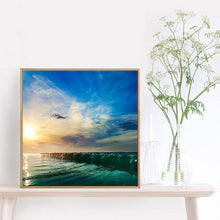 Load image into Gallery viewer, Sunset by the Sea - Full Drill Round Drill - 30x30cm