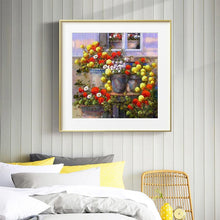 Load image into Gallery viewer, Potted Flowers - Full Drill Round Drill - 30x30cm