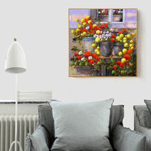 Load image into Gallery viewer, Potted Flowers - Full Drill Round Drill - 30x30cm