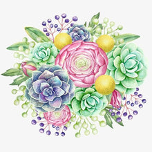 Load image into Gallery viewer, Succulent Plant - Full Drill Round Drill - 30x30cm