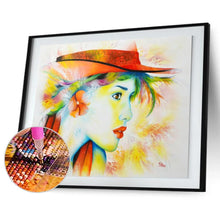 Load image into Gallery viewer, Beauty Women  - Full Drill Round Drill - 30x40cm