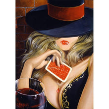 Load image into Gallery viewer, Beauty Women  - Full Drill Round Drill - 30x40cm