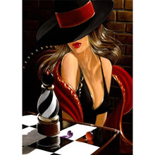 Load image into Gallery viewer, Beauty Women  - Full Drill Round Drill - 30x40cm