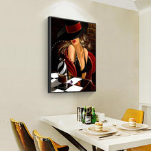 Load image into Gallery viewer, Beauty Women  - Full Drill Round Drill - 30x40cm