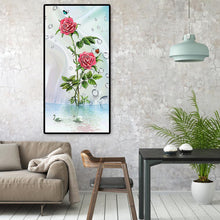 Load image into Gallery viewer, Flower and Swans - Full Drill Round Drill Painting - 85x45cm
