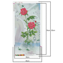 Load image into Gallery viewer, Flower and Swans - Full Drill Round Drill Painting - 85x45cm