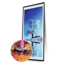 Load image into Gallery viewer, Snow Tree Reflection - Full Drill Round Drill - 45x85cm