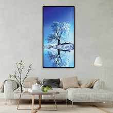 Load image into Gallery viewer, Snow Tree Reflection - Full Drill Round Drill - 45x85cm