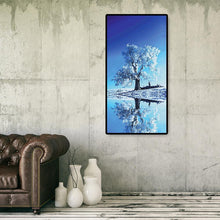 Load image into Gallery viewer, Snow Tree Reflection - Full Drill Round Drill - 45x85cm