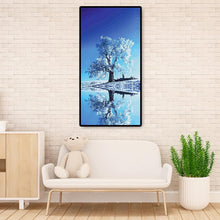 Load image into Gallery viewer, Snow Tree Reflection - Full Drill Round Drill - 45x85cm