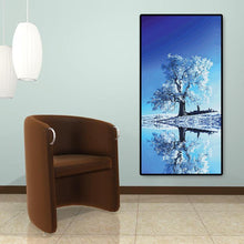 Load image into Gallery viewer, Snow Tree Reflection - Full Drill Round Drill - 45x85cm