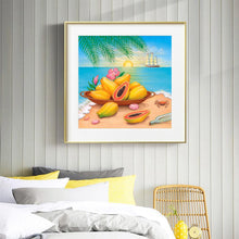 Load image into Gallery viewer, Beach Fruit - Full Drill Round Drill - 30x30cm