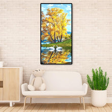 Load image into Gallery viewer, Swan Lake - Full Drill Round Drill - 45x85cm