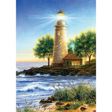 Load image into Gallery viewer, Lighthouse  - Full Drill Round Drill - 30x40cm
