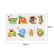 Load image into Gallery viewer, 8pcs-Animal-Diamond Painting Free Stickers