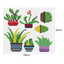 Load image into Gallery viewer, 7pcs-Plant-Diamond Painting Free Stickers