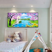 Load image into Gallery viewer, Swan Lake - Full Drill Round Drill - 100x50cm