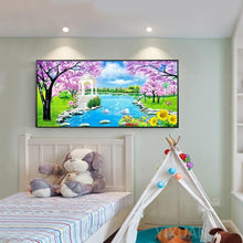 Load image into Gallery viewer, Swan Lake - Full Drill Round Drill - 100x50cm