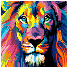Load image into Gallery viewer, Lion Animal - Full Drill Round Drill - 30x30cm