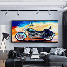 Load image into Gallery viewer, Motorcycle  - Full Drill Round Drill - 85x45cm