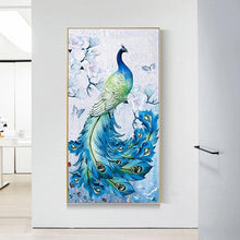Load image into Gallery viewer, Peacock Animal - Full Drill Round Drill - 45x85cm