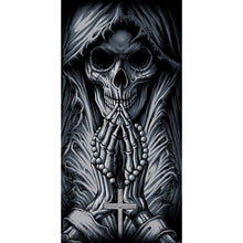 Load image into Gallery viewer, Skeleton Pray - Full Drill Round Drill - 45x85cm