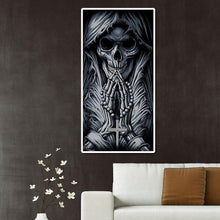 Load image into Gallery viewer, Skeleton Pray - Full Drill Round Drill - 45x85cm