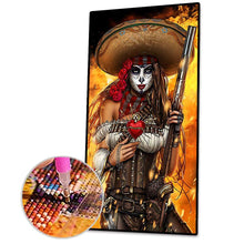 Load image into Gallery viewer, Pirate Portrait - Full Drill Round Drill - 45x85cm