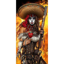 Load image into Gallery viewer, Pirate Portrait - Full Drill Round Drill - 45x85cm