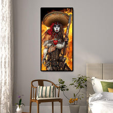 Load image into Gallery viewer, Pirate Portrait - Full Drill Round Drill - 45x85cm