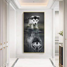 Load image into Gallery viewer, Dog  - Full Drill Round Drill - 45x85cm