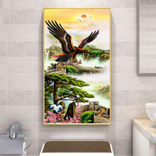 Load image into Gallery viewer, Soaring Eagle - Full Drill Round Drill - 45x85cm