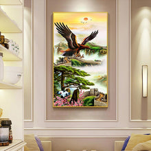 Load image into Gallery viewer, Soaring Eagle - Full Drill Round Drill - 45x85cm