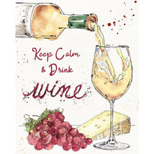 Load image into Gallery viewer, Wine Glass - Full Drill Round Drill - 30x40cm