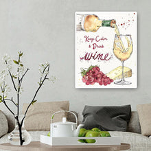 Load image into Gallery viewer, Wine Glass - Full Drill Round Drill - 30x40cm