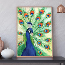 Load image into Gallery viewer, Lordly Peafowl  - Full Drill Round Drill - 30x40cm