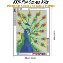 Load image into Gallery viewer, Lordly Peafowl  - Full Drill Round Drill - 30x40cm