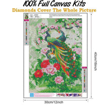 Load image into Gallery viewer, Lordly Peafowl  - Full Drill Round Drill - 30x40cm