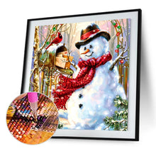 Load image into Gallery viewer, Christmas Snowman  - Full Drill Round Drill - 30x30cm