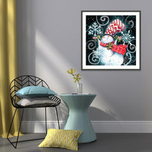 Load image into Gallery viewer, Christmas Snowman  - Full Drill Round Drill - 30x30cm