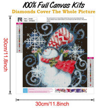 Load image into Gallery viewer, Christmas Snowman  - Full Drill Round Drill - 30x30cm