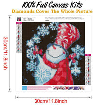 Load image into Gallery viewer, Christmas Snowman  - Full Drill Round Drill - 30x30cm